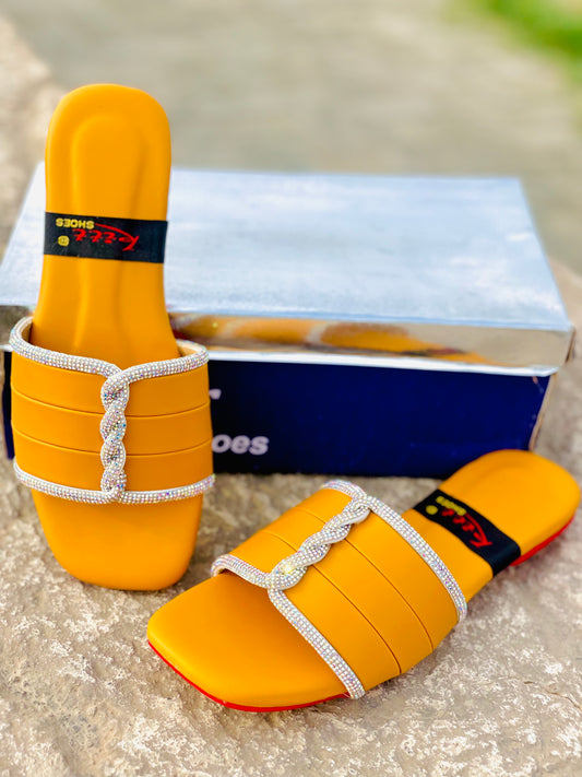 Mustard Elegant Flat🌟