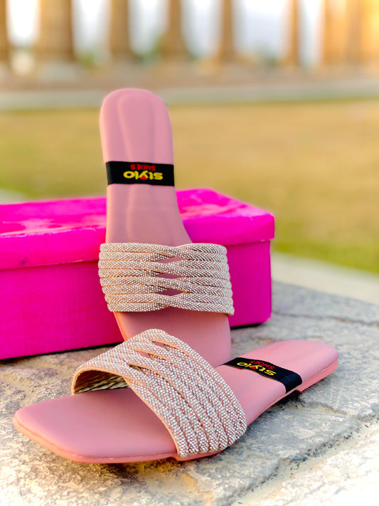 Elegant Soft Pink Slippers