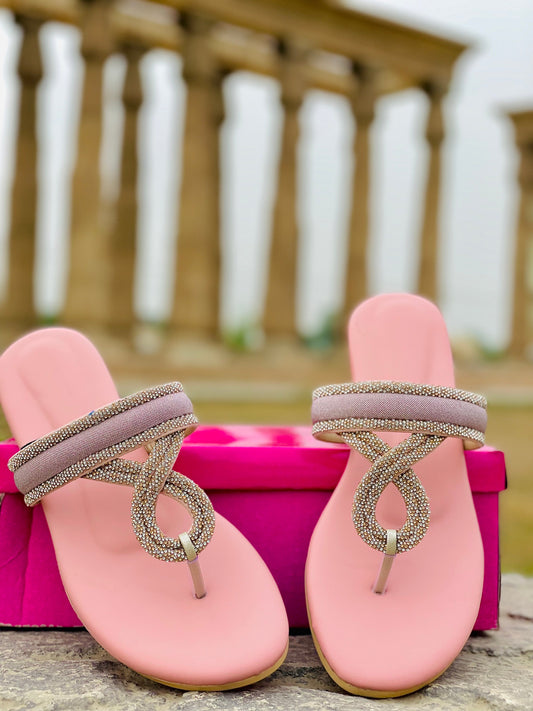 Peach Elegant Women’s Slippers  ✨