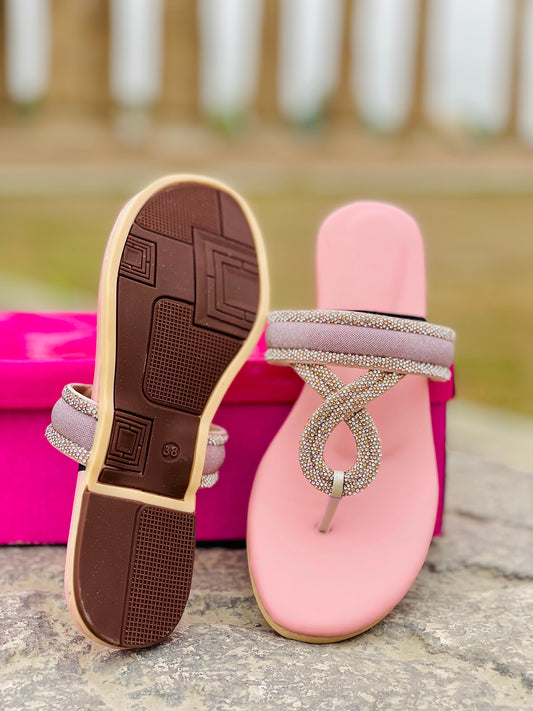 Peach Elegant Women’s Slippers  ✨