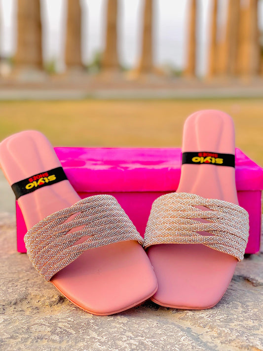 Elegant Soft Pink Slippers