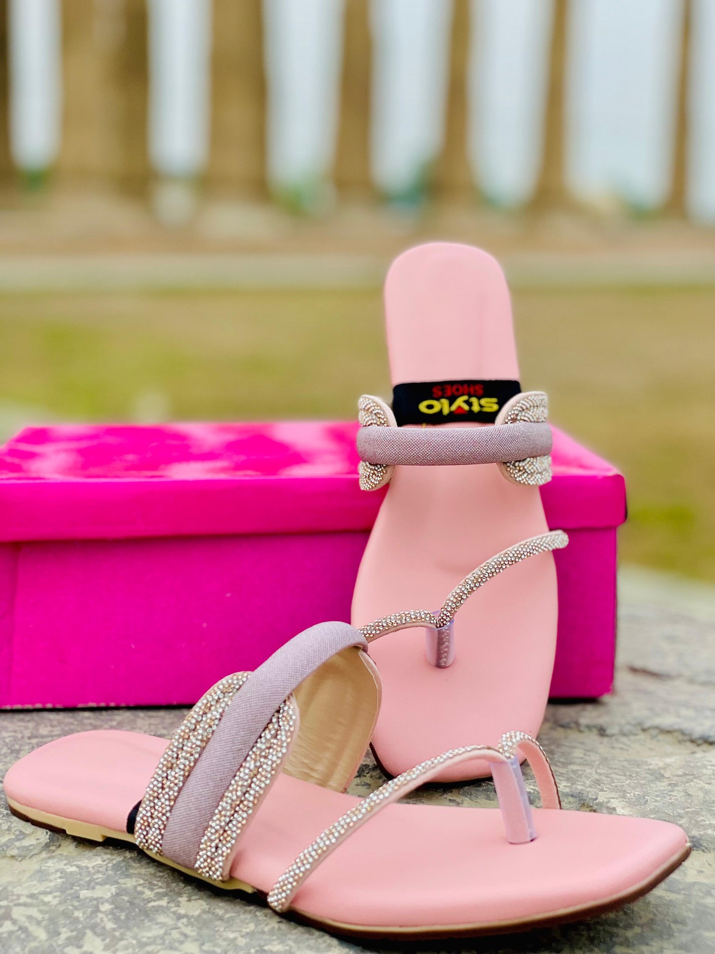 Pink Elegant Women’s Slippers